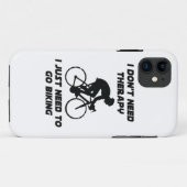 Gewoon T-Shirt gaan fietsen Case-Mate iPhone Case (Achterkant (horizontaal))