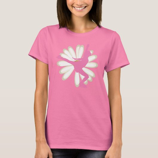 Gewoon T-shirt voor IJsschaatsen (Voorkant)