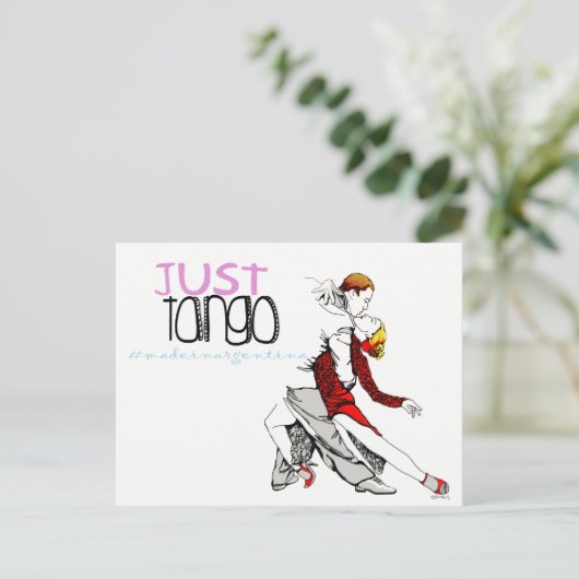 Gewoon Tango Made in Argentinië Briefkaart (Staand voorkant)