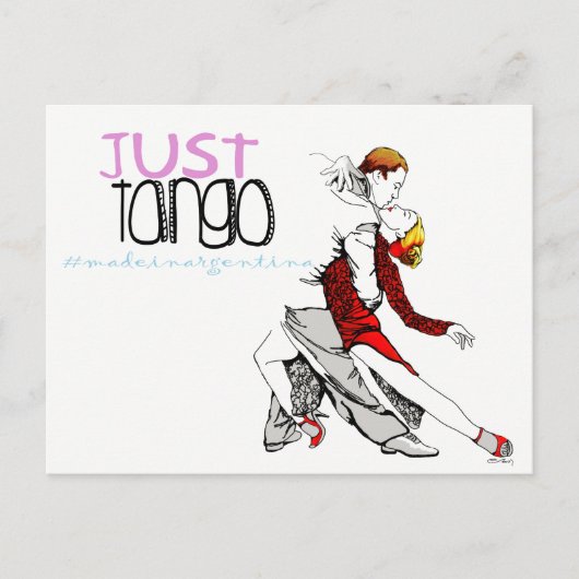 Gewoon Tango Made in Argentinië Briefkaart (Voorkant)