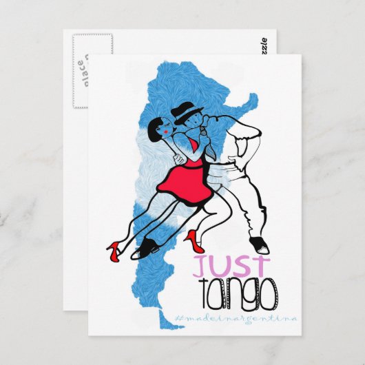 Gewoon Tango Made in Argentinië Briefkaart (Voorkant / Achterkant)
