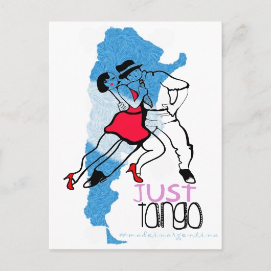 Gewoon Tango Made in Argentinië Briefkaart (Voorkant)