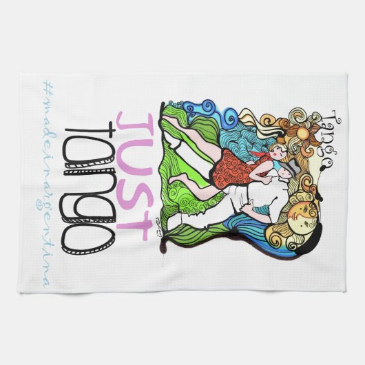 Gewoon Tango Made in Argentinië Theedoek (Horizontaal)