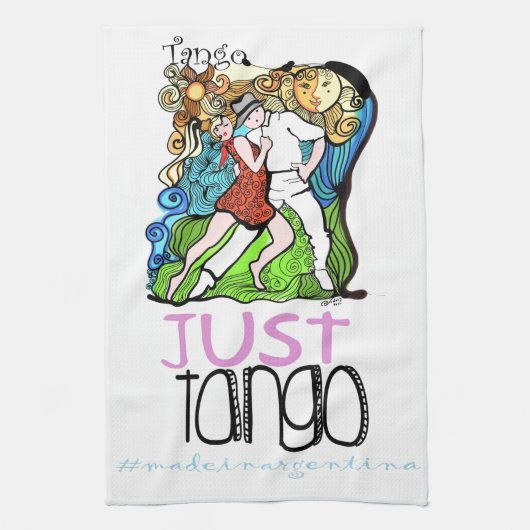 Gewoon Tango Made in Argentinië Theedoek (Verticaal)