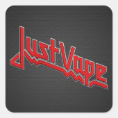 Gewoon tape vierkante sticker (Voorkant)