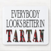 gewoon tartan muismat (Voorkant)
