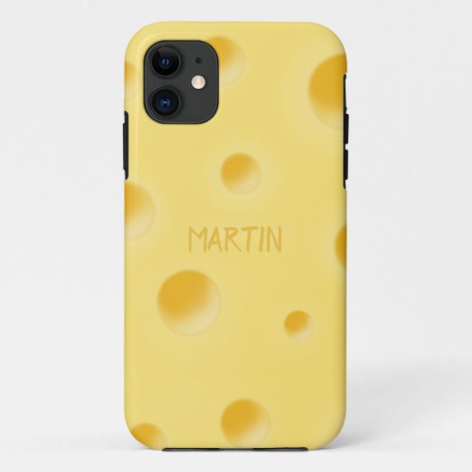 Gewoon te Cheesy! Aangepaste Zwitserse Cheese Case-Mate iPhone Case (Achterkant)