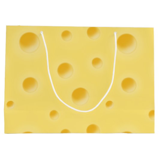 Gewoon te Cheesy! Aangepaste Zwitserse kaas groot Groot Cadeauzakje (Achterkant)