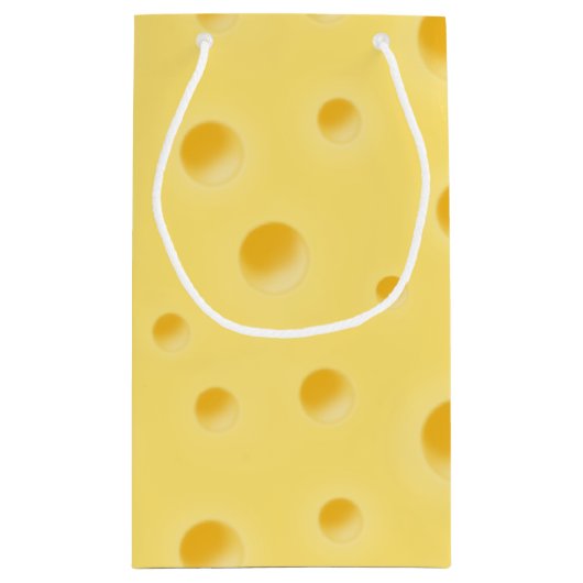 Gewoon te Cheesy! Aangepaste Zwitserse kaas klein Klein Cadeauzakje (Achterkant)