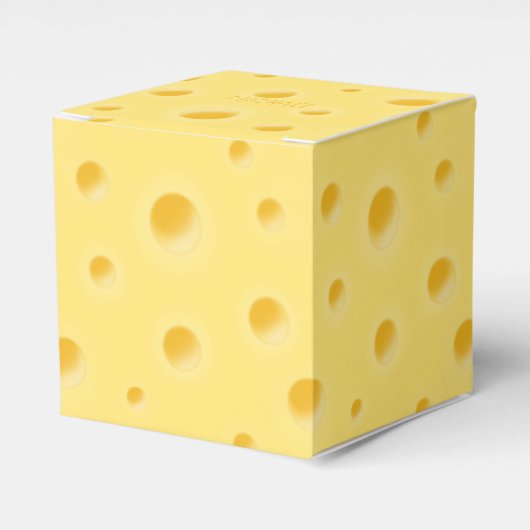 Gewoon te Cheesy! Zwitserse kaas - Gepersonaliseer Bedankdoosjes (Voorkant Zijde)