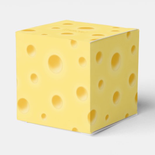 Gewoon te Cheesy! Zwitserse kaas - Gepersonaliseer Bedankdoosjes (Achterkant)