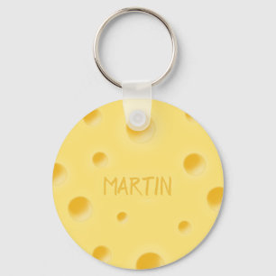 Gewoon Te Kaasachtig! Gepersonaliseerde Zwitserse  Sleutelhanger