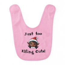 Gewoon te Schattige Elfen! Baby Girl Bib