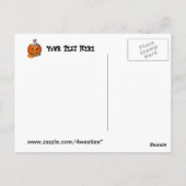 Gewoon te stommerik met een bulledog puppy Peking Briefkaart (Achterkant)