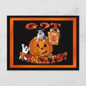 Gewoon te stommerik met een bulledog puppy Peking  Briefkaart (Voorkant)