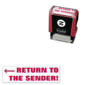 Gewoon "Terug naar afzender" Rubber Stamp Zelfinktende Stempel (In situ)