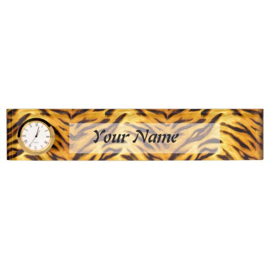 Gewoon tijger naambordje (Voorkant)