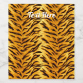 Gewoon Tijger Wijn Etiket (Enkel label)