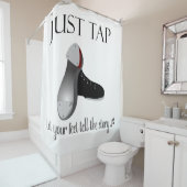 Gewoon tikken douchegordijn (In situ)