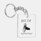 Gewoon tikken sleutelhanger (Voorkant Links)