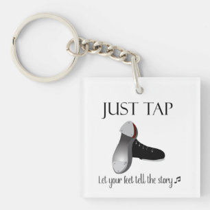 Gewoon tikken sleutelhanger