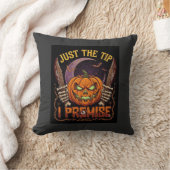 Gewoon Tip Premise Halloween Pompoen Bloederige Me Kussen (Deken)