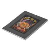 Gewoon Tip Premise Halloween Pompoen Bloederige Me Notitieblok (Linkerzijde)