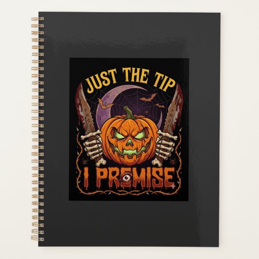 Gewoon Tip Premise Halloween Pompoen Bloederige Me Planner (Voorkant)