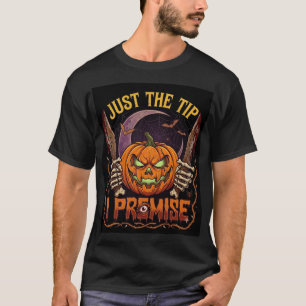 Gewoon Tip Premise Halloween Pompoen Bloederige Me T-shirt
