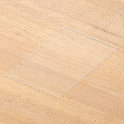 Gewoon Transparant 5 "x7" Blank Wedding Acryl Uitnodigingen (Laagn)