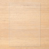 Gewoon Transparant 5 "x7" Blank Wedding Acryl Uitnodigingen (Voorkant)