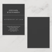 Gewoon Trendy Grey Background Visitekaartje (Voorkant / Achterkant)
