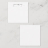 Gewoon trendy minimalistisch professioneel profiel informatiekaartje (Voorkant / Achterkant)