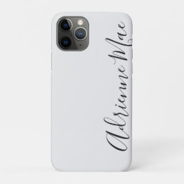 Gewoon Trendy Personalized White Silver Case-Mate iPhone Case
