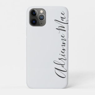 Gewoon Trendy Personalized White Silver Case-Mate iPhone Case