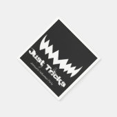 Gewoon Tricks Evil Smile Halloween Servet (Hoek)