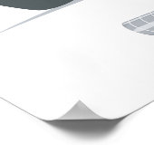 Gewoon trouwen met koppel wegrijden poster (Hoek)