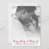 Gewoon trouwste kerstfeestdag foto feestdagenkaart (Voorkant)