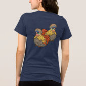 Gewoon twee kuikens Tri-Blend shirt (Achterkant)