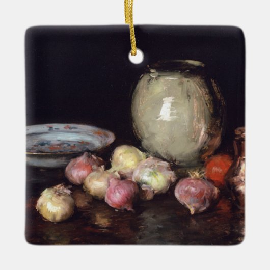 Gewoon uien keramisch ornament (Voorkant)