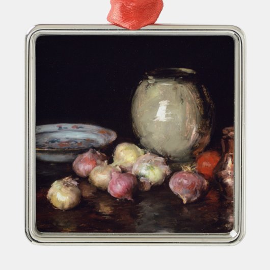 Gewoon uien metalen ornament (Voorkant)