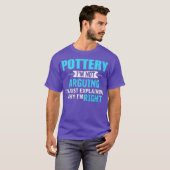 Gewoon uitleggen waarom ik gelijk heb in Funny Pot T-shirt (Voorkant volledig)