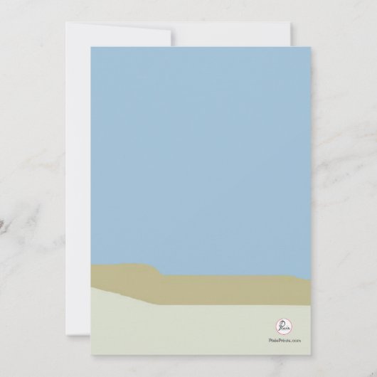 Gewoon uitnodigen kaart (Achterkant)