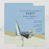 Gewoon uitnodigen kaart (Voorkant / Achterkant)