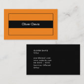 Gewoon ultiem Oranje Visitekaartje (Voorkant / Achterkant)