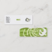 gewoon vaag visitekaartje. mini visitekaartje (Voorkant / Achterkant)