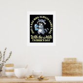 Gewoon vader die terugkwam met de melk grappige wa poster (Keuken)