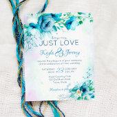 Gewoon van de blauwe blauwgroen bloemen die huweli