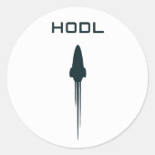 Gewoon vasthouden ronde sticker (Voorkant)