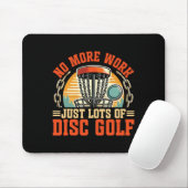 Gewoon Veel Disc Golf Pensioen Disc Golf Muismat (Met muis)